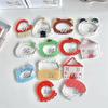Kawaii Illustration Keychain Bag Charms Acrylic Pendant Decoration Carabiner Accessory for Backpack and Handbook Gifts