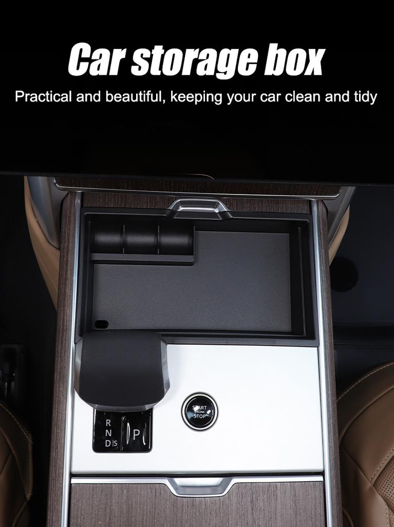 ABS Black For Land Rover Range Rover Vogue L460 2025-2025 Car Styling Car Central Storage Box Phone Box Car Accessories