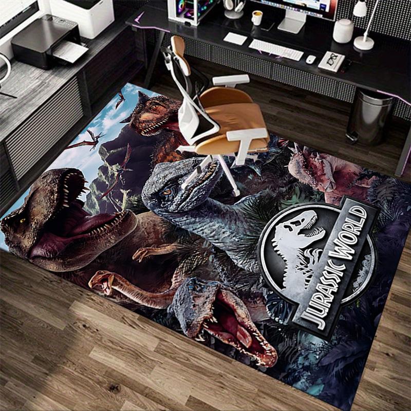 Jurassic World Dinosaurs Carpet For Playroom Bedroom Living Room Sofa Home Decor Kids Game Area Rug Nonslip Floor Mat