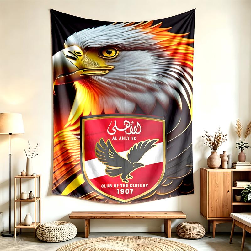 Al ahly (1) Tapestry Suitable For Decorating Homes Dorms And Bedrooms Soft To The Touch And A Perfect Gift For Friends And Family