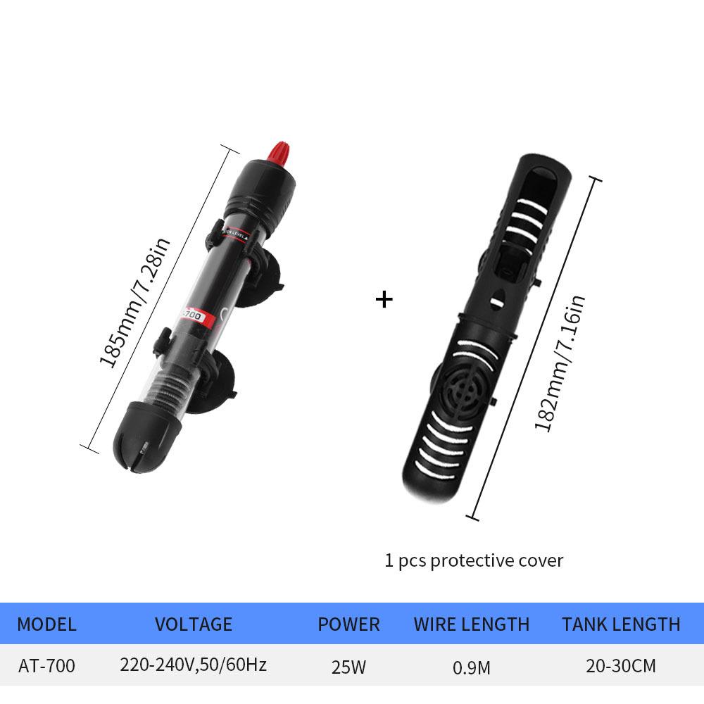 Xilong AT700 Skleněné akvarijní topítko s automatickou regulací teploty