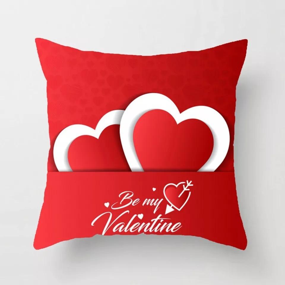Office Sofa Cushion Cover Valentine's Day Confession Creative Love Pattern Pillowcase Luxury Home Decoration Cushion Cover