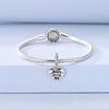 Original 925 Sterling Silver Charm Bead Heart Shape Jesus Pendant Fit Original Bracelet Necklace For Women DIY Jewelry Gift