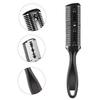 Barber Hair Cutting Comb Thinning Razor Blades Hair Trimmer Cutting Thinning Tools Haircut Brush Hair Shaving Comb Styling Tools
