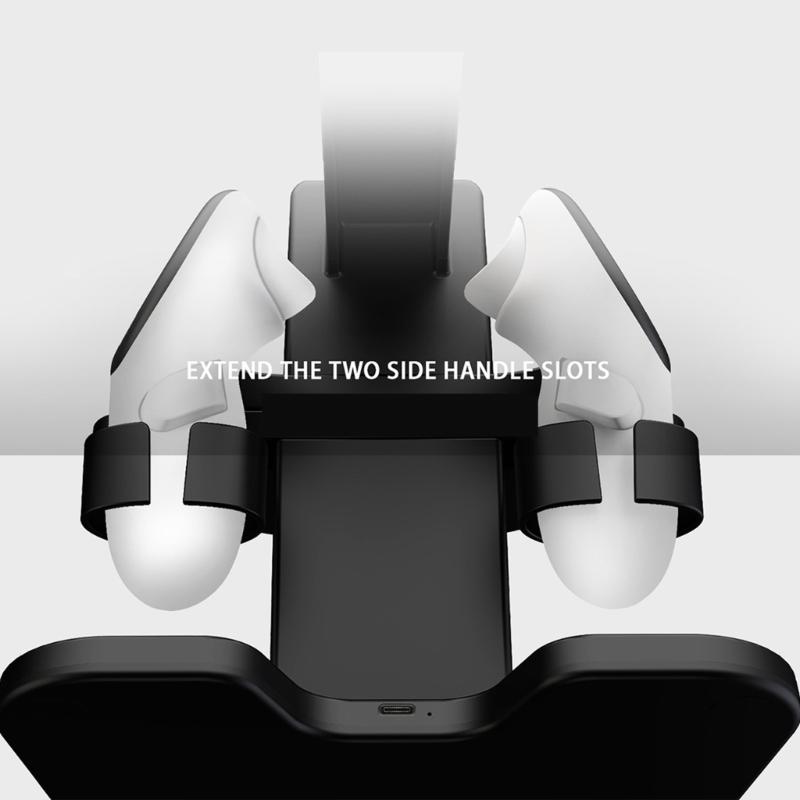 Charging Bracket Fashion Docking Station for Organize and Charger with Extension Hook Stable