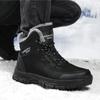 Snow Boots Man Platform Boots Non-slip Men Winter Shoes Plush Warm Ankle Boots Waterproof Comfortable Male Boot Big Size 48