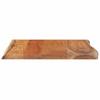 Table Top 60 x 60 x 2.5 cm Square Acacia Wood with Natural Edge