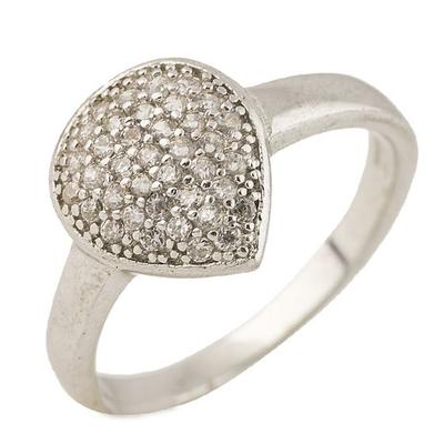 Silver Ring with Cubic Zirkonia (0486574)