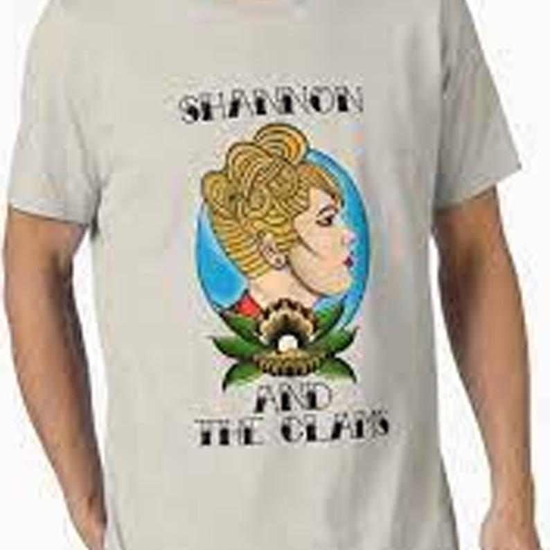 VTG Shannon and the Clams band sand T-shirt UNISEX All sizes 1F2164 Unisex T-Shirt S