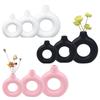 Creative European-Style Donut Imitation Ceramic Vase for Indoor Decoration and Flower Arrangements