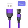 540° Rotating Magnetic Fast Charge Cable, 3-in-1 Blind Suction Design, Bendable for Mobile Gaming
