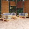 Day and Night - Day and Night Garden Furniture Set 8 Pieces and Cushions Solid Pine Wood