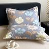 Retro Floral Pattern Bed Sheet Set 100% Cotton Bed Sheets Soft Breathable Bedspread with Pillowcases Queen Size Bedding Set