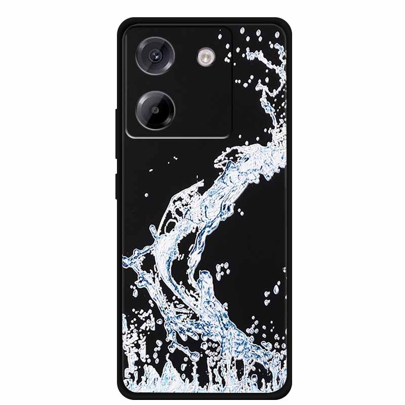 3D Phone Cover For Poco M7 Plus Pro Soft TPU Silicone Case for Poco M 7 PocoM7 Embossed Flower Blossoms Cartoon Gift Cute Bumper