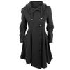 Women's Asymmetrical Hem Double-faced Wool Coat Windbreaker 2025 Direct from Manufacturer