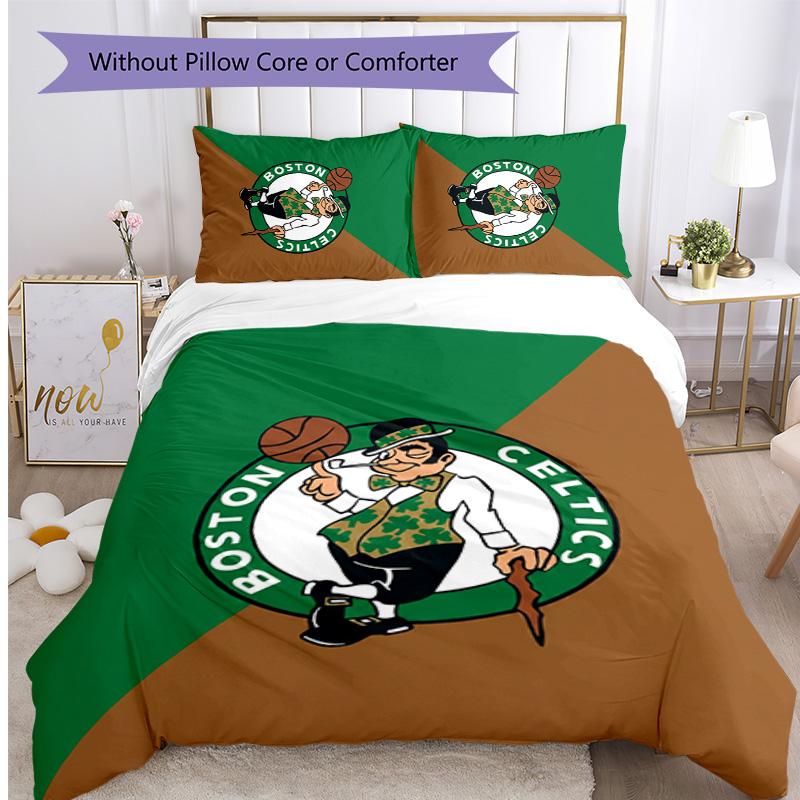 Set Biancheria da Letto Celtic FC Stampato 3 Pezzi Copripiumino Traspirante con Federe Biancheria da Letto Decorativa per Camera da Letto Casa