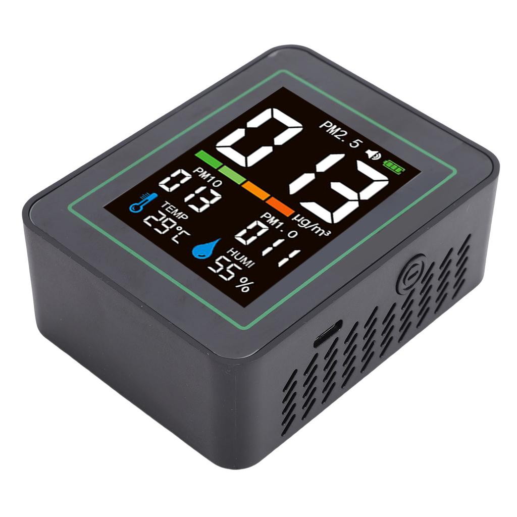 5 in 1   Quality Detector Real Time Monitoring PM2.5 PM10 PM1.0 Temperature Humidity Tester for   Industrial Laboratory