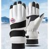 Ski Gloves Couple Warm Plus Velvet Thickened Winter Cotton Women's Electric Bike Windproof Waterproof Cycling Men's Bike Outdoor