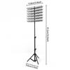 Hair Braiding Rack Hair Extension Holder Easy To Install Prevent Tangles Adjustable Braiding Stand Double Sided Braiding Racks