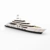 1651 buc. Yacht de Lux la Scară Medie Model Navă Albă Blocuri de Construcție MOC Constructor de Asamblare Set Idee pentru Adulți Cărămizi Jucării Cadouri