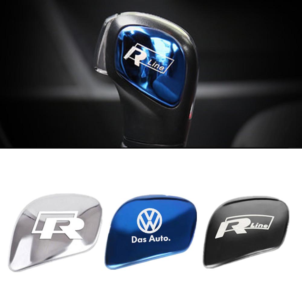 Wer5Pegatinas para Palanca de Cambios de Caja de Cambios de Coche Manija de Palanca de Cambios Para VW Volkswagen POLO CC Golf 7 6 Passat B6 Jetta Pegatina BUXGPDT-R