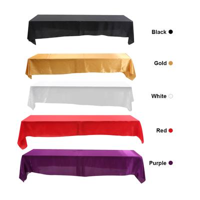 Party Table Cover 145x320cm Rectangle Shaped Tablecloth Table Cover Stain Resistant Banquet Wedding Party Decor Party Tablecloth