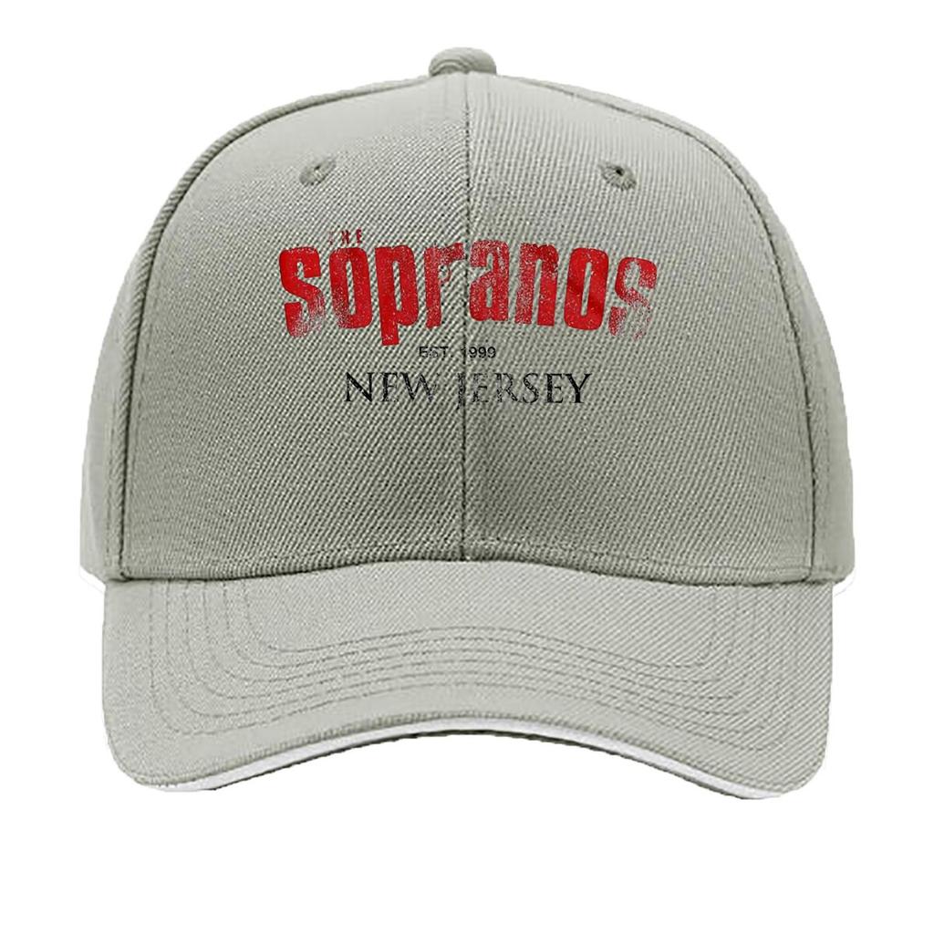 The Sopranos Grungy Red Texture New Jersey Typography Graphic Sandwich Baseball Cap For WoUnisexs Unisex FeUnisex Beach Dad Hat