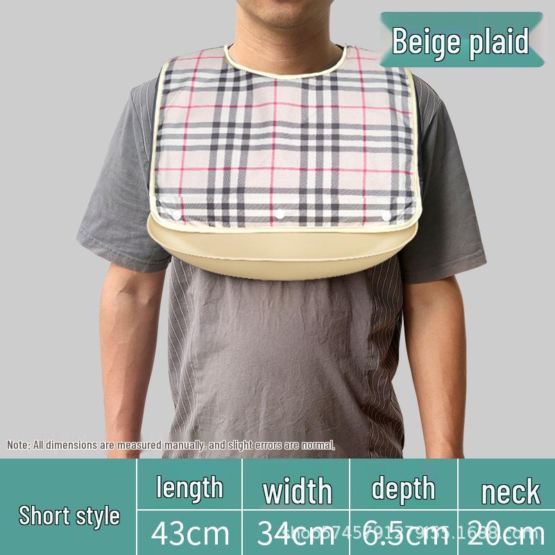 Wasserdichte Silikon-Esslatz für Senioren und Erwachsene - Große Größe