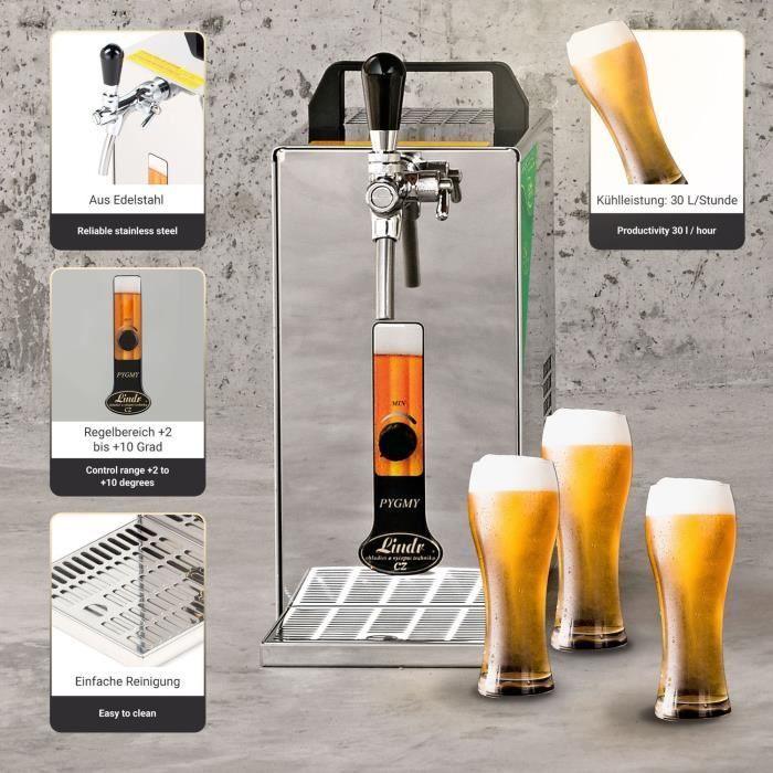 Beer Dispenser - PYGMY - 25 - 30 Liters/h - Stainless Steel - Green