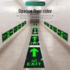Self-Luminous Safety Exit Floor Decal