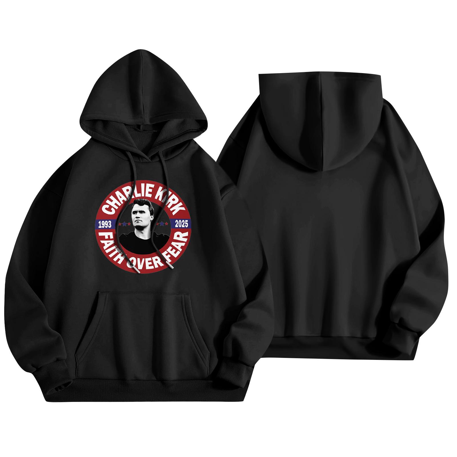 

Unisex Fashion Lightweight Long Sleeve Pullover With Pockets Print Hoodie XL винный