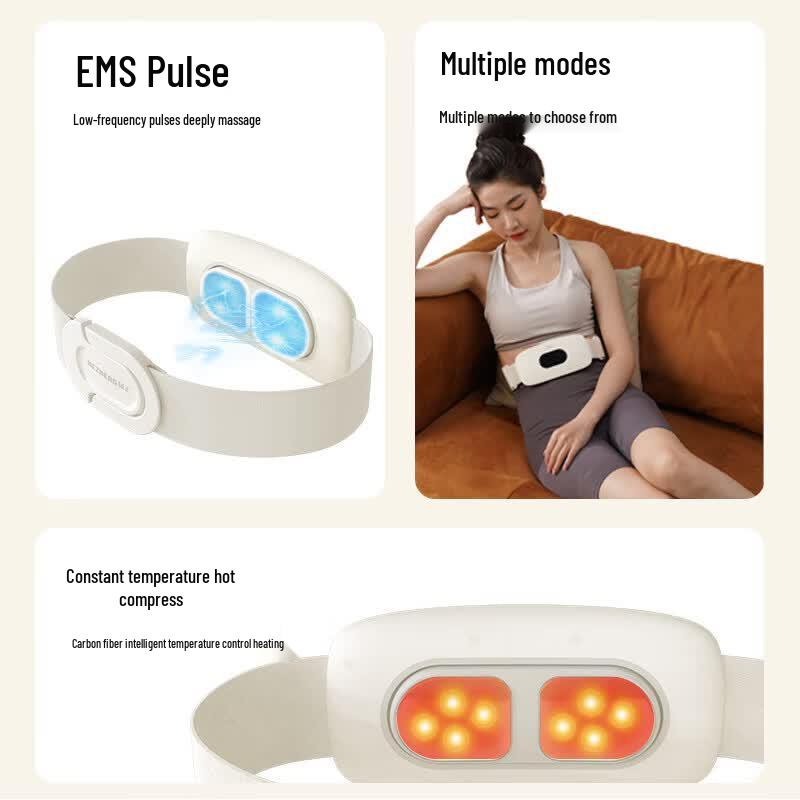 Smart Waist and Abdomen Massager with Infrared Heat CN Plug (adapter Included)