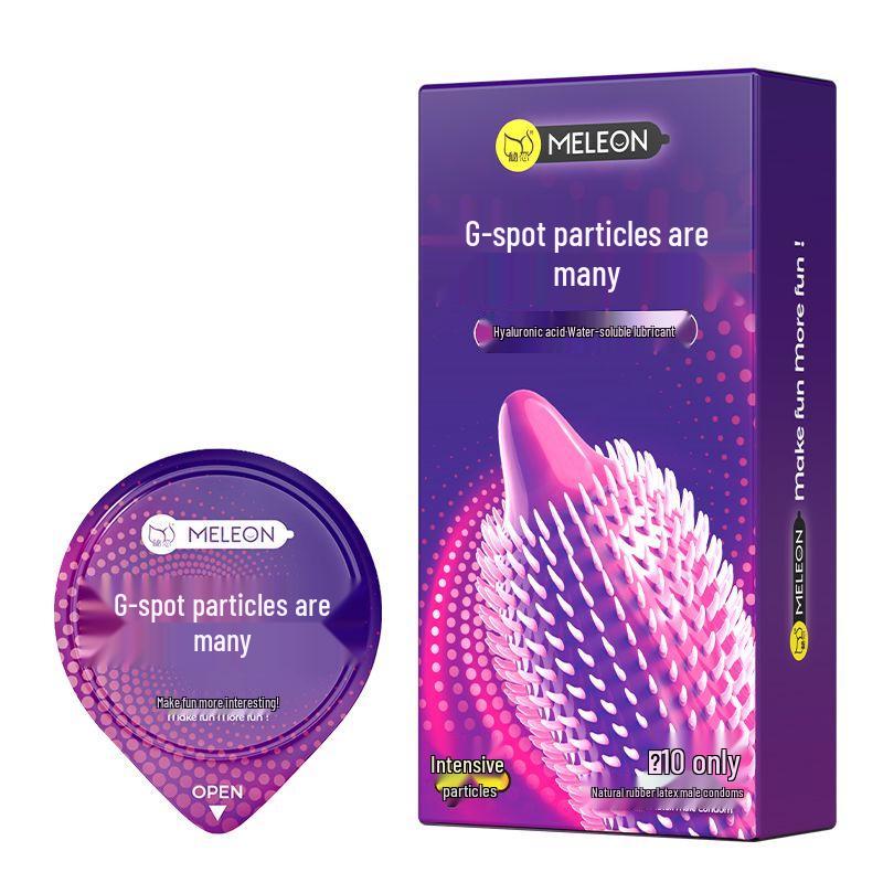 Secret Love Delay King Ribbed Condoms – Long-Lasting, Large Particle, Cat Tongue Texture