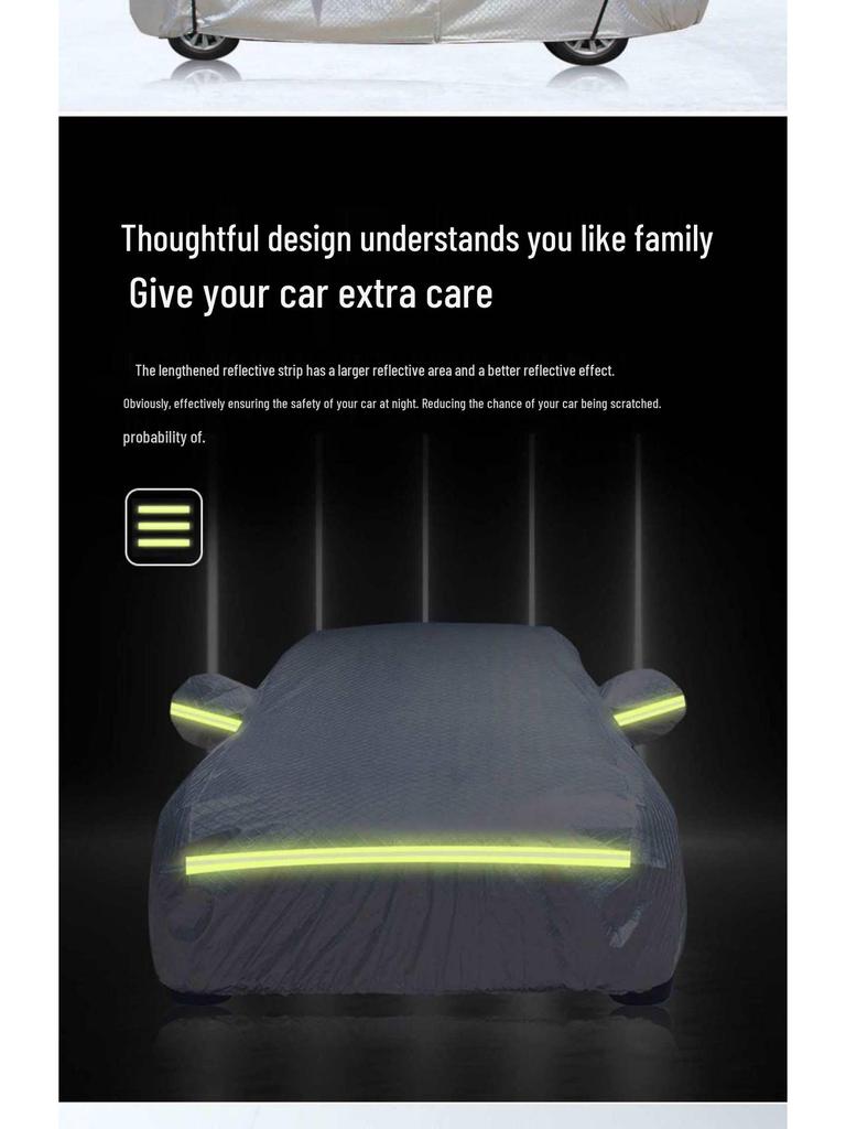 Volkswagen New Lavida Plus All-Weather Car Cover: Sunproof, Rainproof, Antifreeze, Thick Universal Fit.
