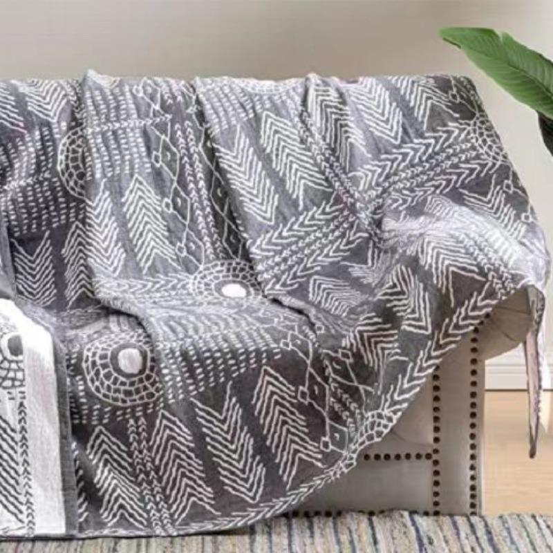 

Полотенце из чистой хлопчатобумажной пряжи, летнее прохладное одеяло для одного или двух человек, одеяло для обеденного перерыва с кондиционером, полотенце для дивана 200*230cm