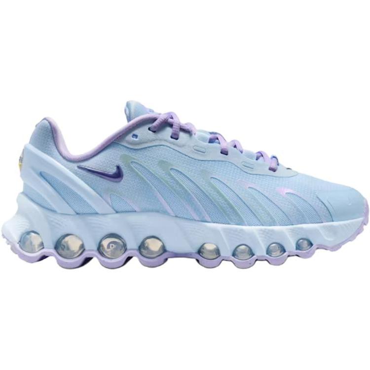 Nike Air Max DN8 GS Celestine Blue Kids Sneakers Metallic-Silver Vivid-Orange Hydrangeas IH4046-441