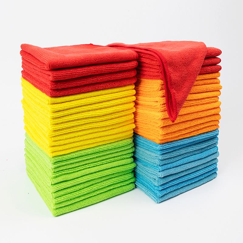 TEMU Kitchen Sponge & Dishcloth Set - High-Density Microfiber, Non-Oily 