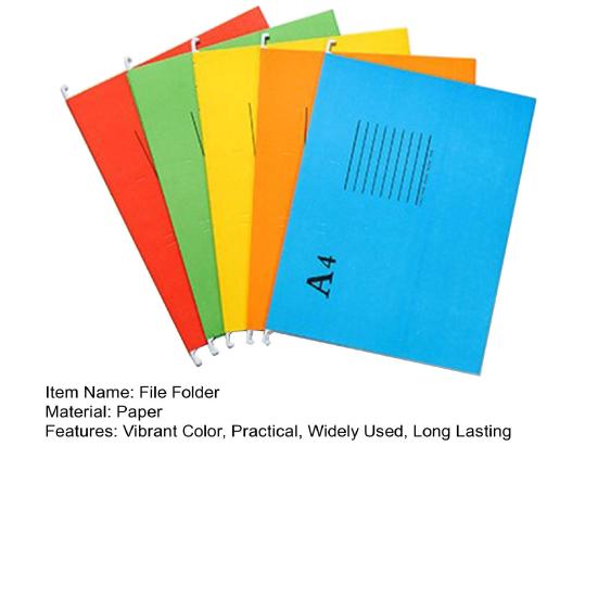 20Pcs Hanging File Folders Document with File Tabs Easy Identification Organizer Clip Board Assorted