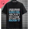 Unisex  Unisexs Funny Aircraft Mechanic Humor Style Graphic TShirt Pure Cotton Sleeve Casual Tshirt for Aviation Enthusiasts