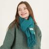 Unisex Classic Solid Scarf Blue Green