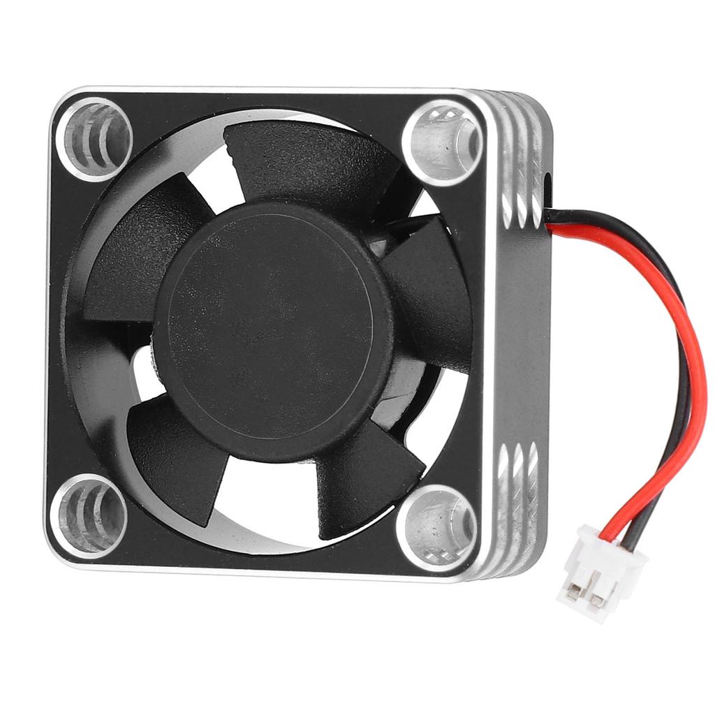 SURPASSHOBBY Electric Motor Cooling Fan 30x30mm 28000RPM 58V Fit for 1 10 1 12 1 8 RC Car(Black Silver )