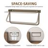 2/4/6Pcs RV Shoe Storage Aluminum Alloy Foldable RV Shoe Holder Rack Space Saving Camper Wall Mounted Rack for Traveling Camping