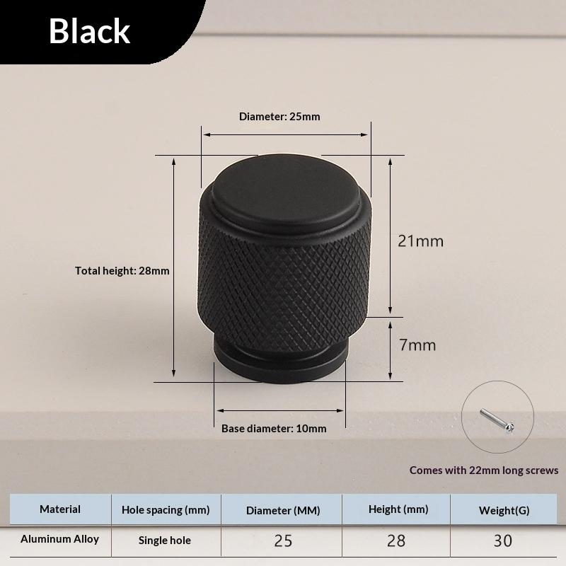 Nordic Wardrobe Handles–Gold Copper & Black Drawer Knobs Extended American-Style Aluminum Alloy Cabinet Pulls Furniture Hardware