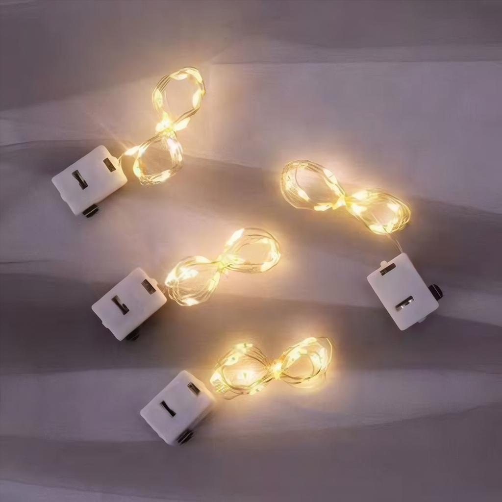LED Light String Wire Light Colored Light Wire Light Flower Gift Decoration Button Light Baby's Breath Light String