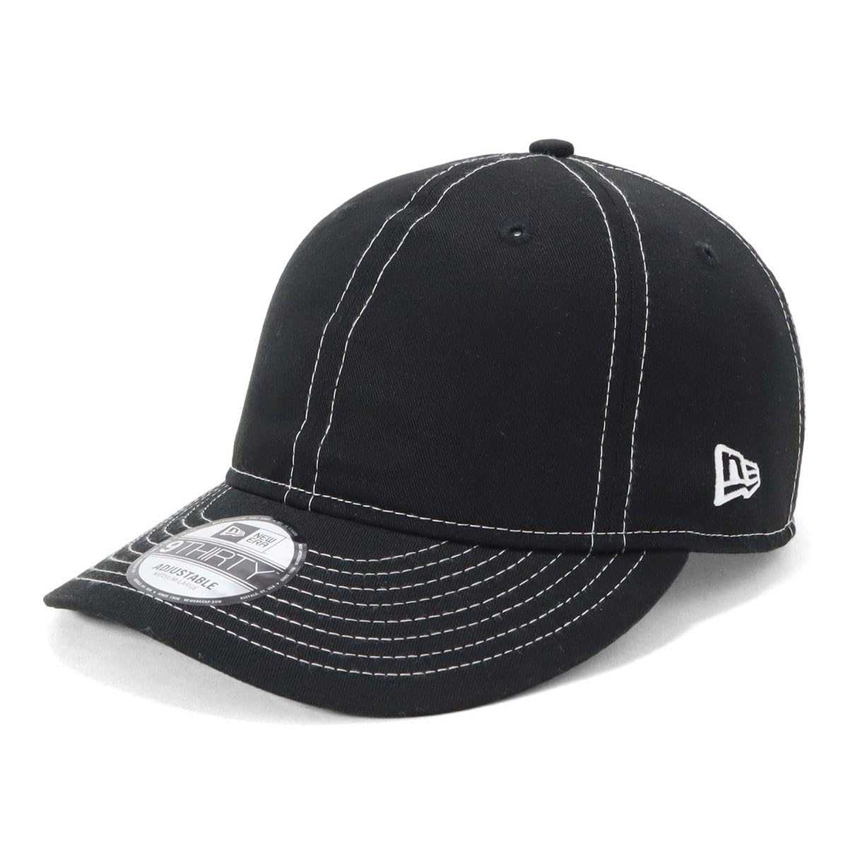 

New Era 930 Stitch Accent W Ring Black Cotton Size 14388692 Cap, M/L, (NER36C2244)
