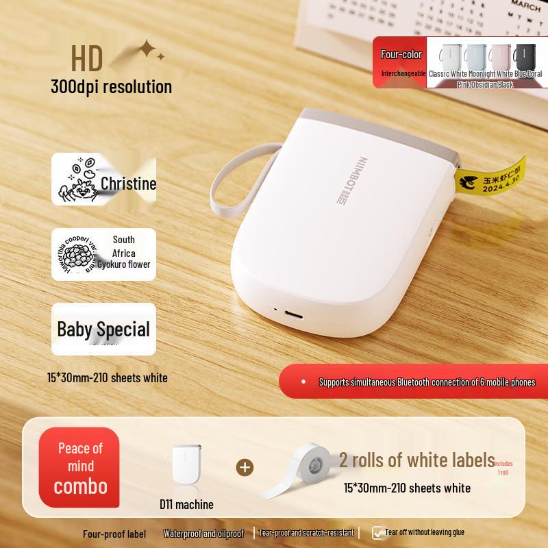 Jingchen 110 Bluetooth Mini Thermal Label Printer