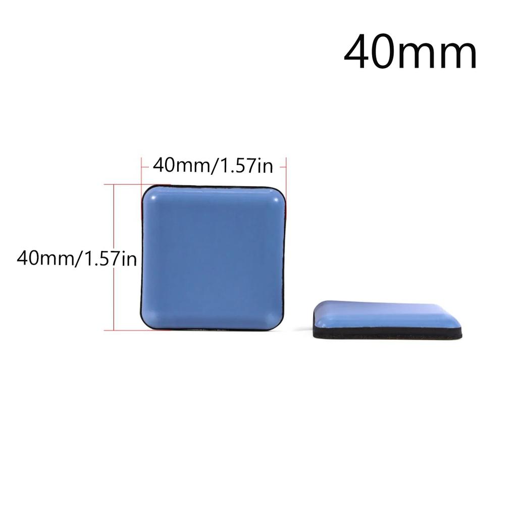 4pcs Self-Adhesive Furniture Leg Slider Pads Thickening Feet Rug Felt Pads Anti Slip Mat Bumper Damper Chair Table Floor Protect