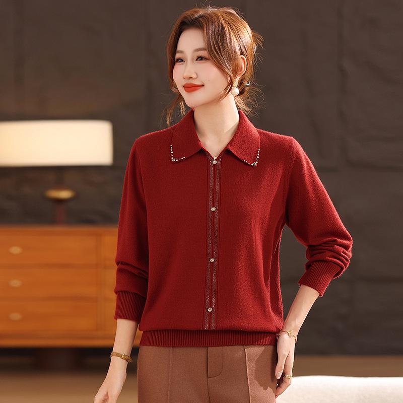Stylish Doll Collar Sweater: Age-Defying, Light Luxury Lapel Top for Women (2026 Edition)