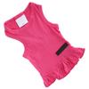 Haustier Sommerkleidung Hund Niedliches Baumwoll Ärmelloses T-Shirt Haustier Rock Hemd Kleider Rosa S
