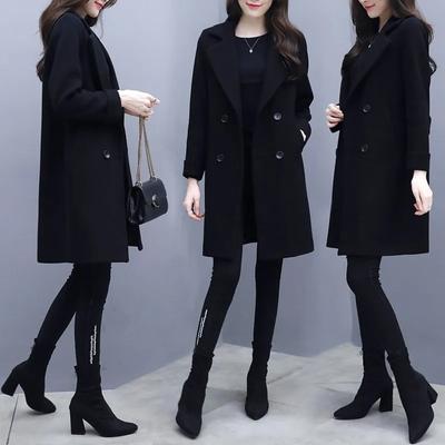 Women's Autumn Winter Thickened Woolen Outerwear Jacket
